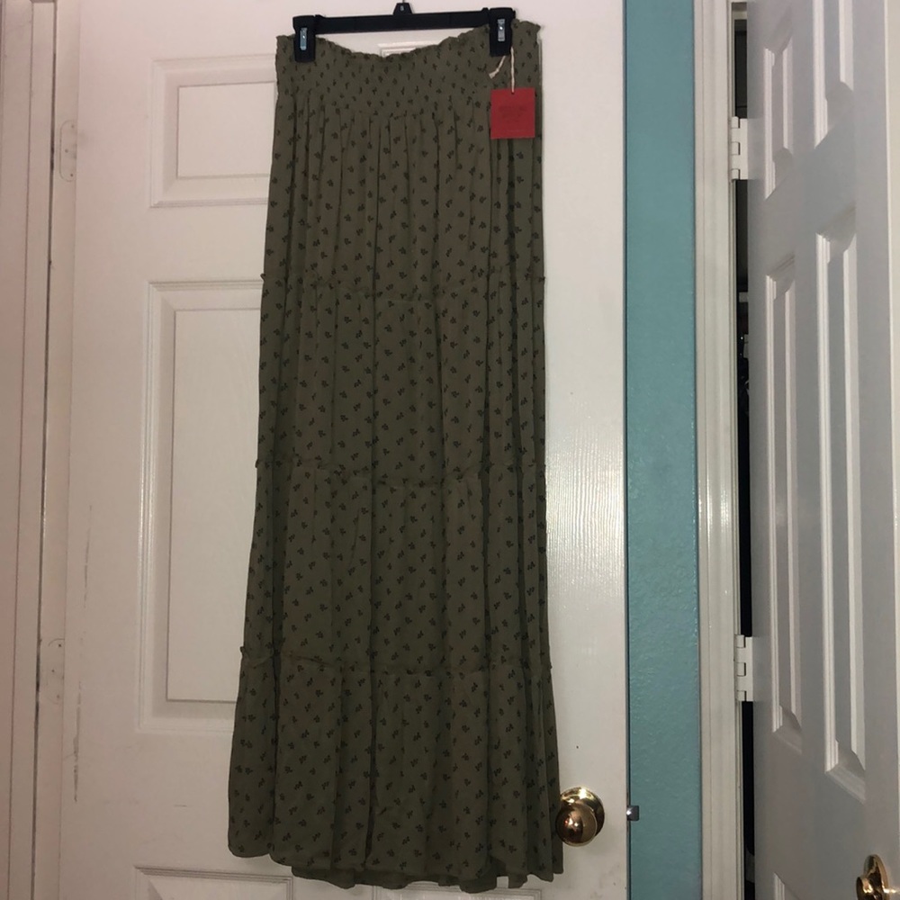 Maxi Green Skirt